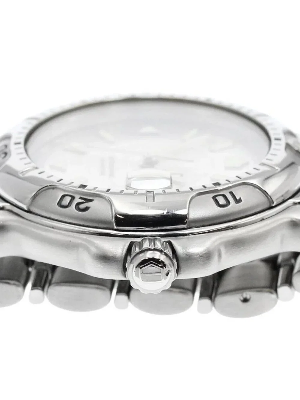 TAG HEUER 6000 series WH1113-K1 Date Silver Dial Quartz Men's Watch